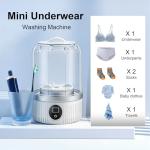Portable Mini Washing Machine for Underwear and Socks