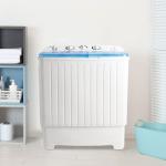 Compact 17.6 lbs Twin Tub Washing Machine