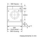 Bosch Serie 6 8kg Built-in Washing Machine