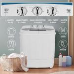 Portable 13lbs Compact Mini Twin Tub Washer Dryer