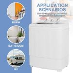 Portable 13lbs Compact Mini Twin Tub Washer Dryer