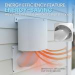 RAEFLOW 4-Inch UV-Resistant Dryer Vent Cover