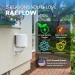 RAEFLOW 4-Inch UV-Resistant Dryer Vent Cover