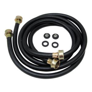 2-Pack 5' Rubber Inlet Fill Hoses for Washers