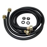 2-Pack 5' Rubber Inlet Fill Hoses for Washers