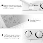 Costway Portable Mini Twin Tub Washing Machine