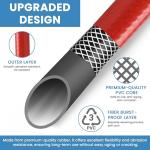 6 FT Rubber Washing Machine Hoses - Pack of 2