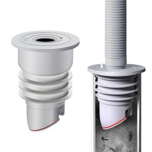 Silicone Drain Hose Seal Plug with Valve 35-40mm