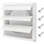 Beaquicy 6" Outdoor Dryer Vent Cover, White