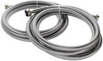 Kelaro 10-Foot Stainless Steel Washing Machine Hoses