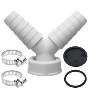 Washing Machine Waste Splitter Y Connector Adapter