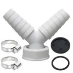 Washing Machine Waste Splitter Y Connector Adapter