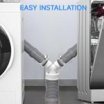 Washing Machine Waste Splitter Y Connector Adapter