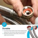 Eastman 48375 6 Ft Washing Machine Hose with Elbow