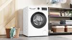 Bosch Series 6 10kg Washing Machine, White/Black