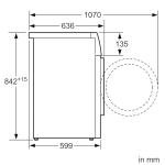 Bosch 8kg Freestanding Condenser Tumble Dryer
