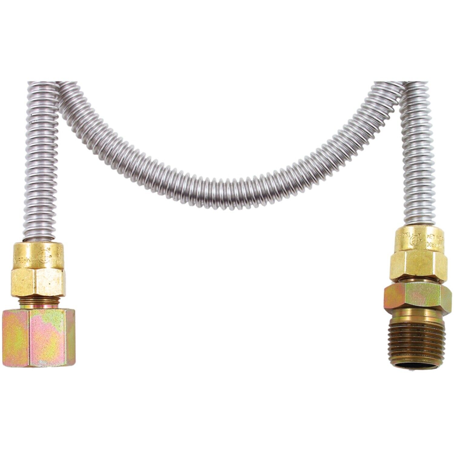 Silver Gas Flex-Line for Dryers & Water Heaters