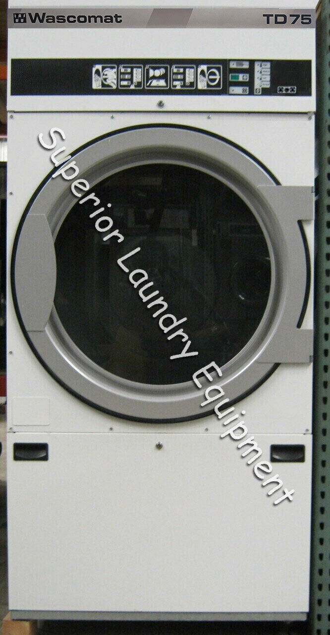 Wascomat TD75 Tumble Dryer, 75Lb, 120V, 1Ph, Gas, OPL, Reconditioned
