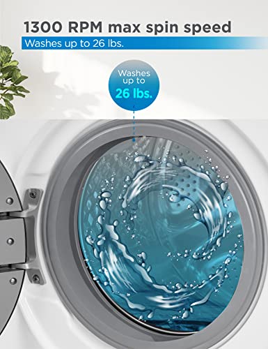 BLACK+DECKER Compact Front Load Washer, 2.7 Cu. Ft