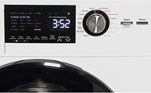 GE 24" Electric Washer Dryer Combo, White