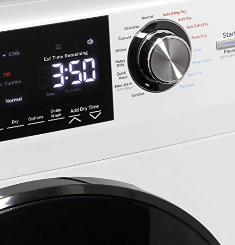 GE 24" Electric Washer Dryer Combo, White