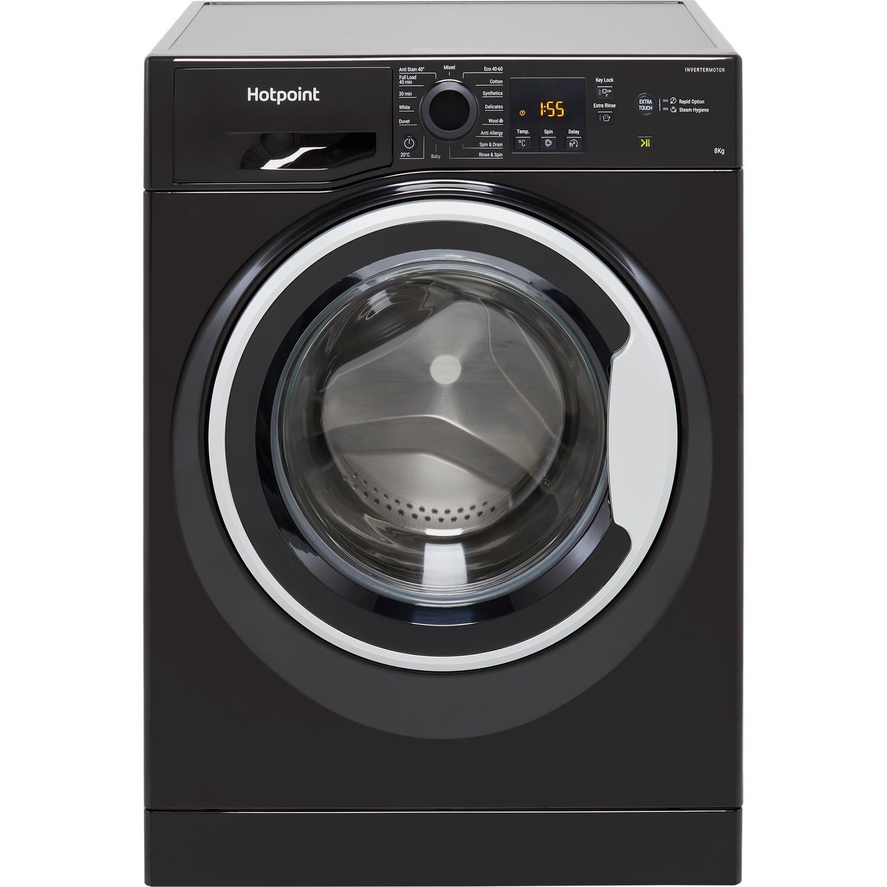 Hotpoint Black 8Kg Washing Machine