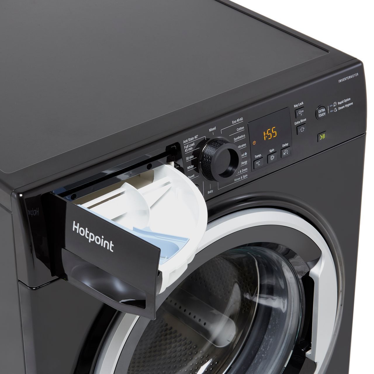 Hotpoint Black 8Kg Washing Machine