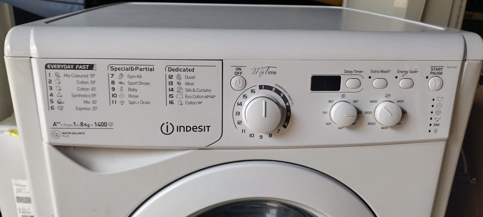 Indesit EWD 81482: 8Kg, 1400 spin washing machine