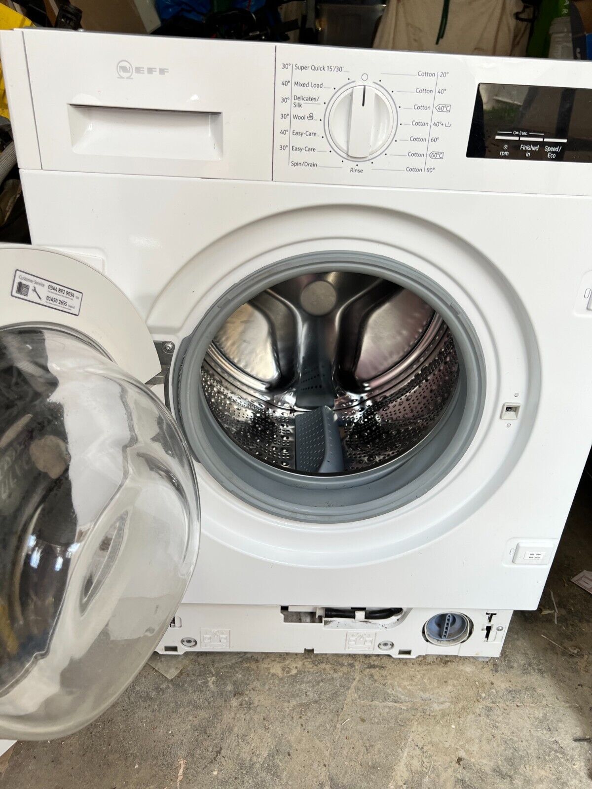 Neff Integrated Washing Machine - 8kg, A+++
