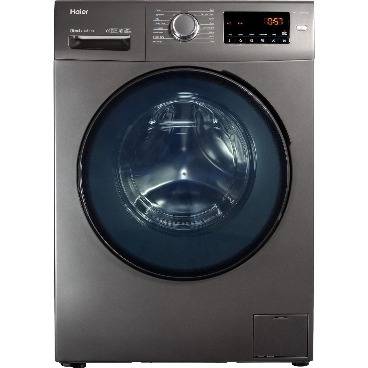 Haier 10Kg A Rated Graphite Washing Machine