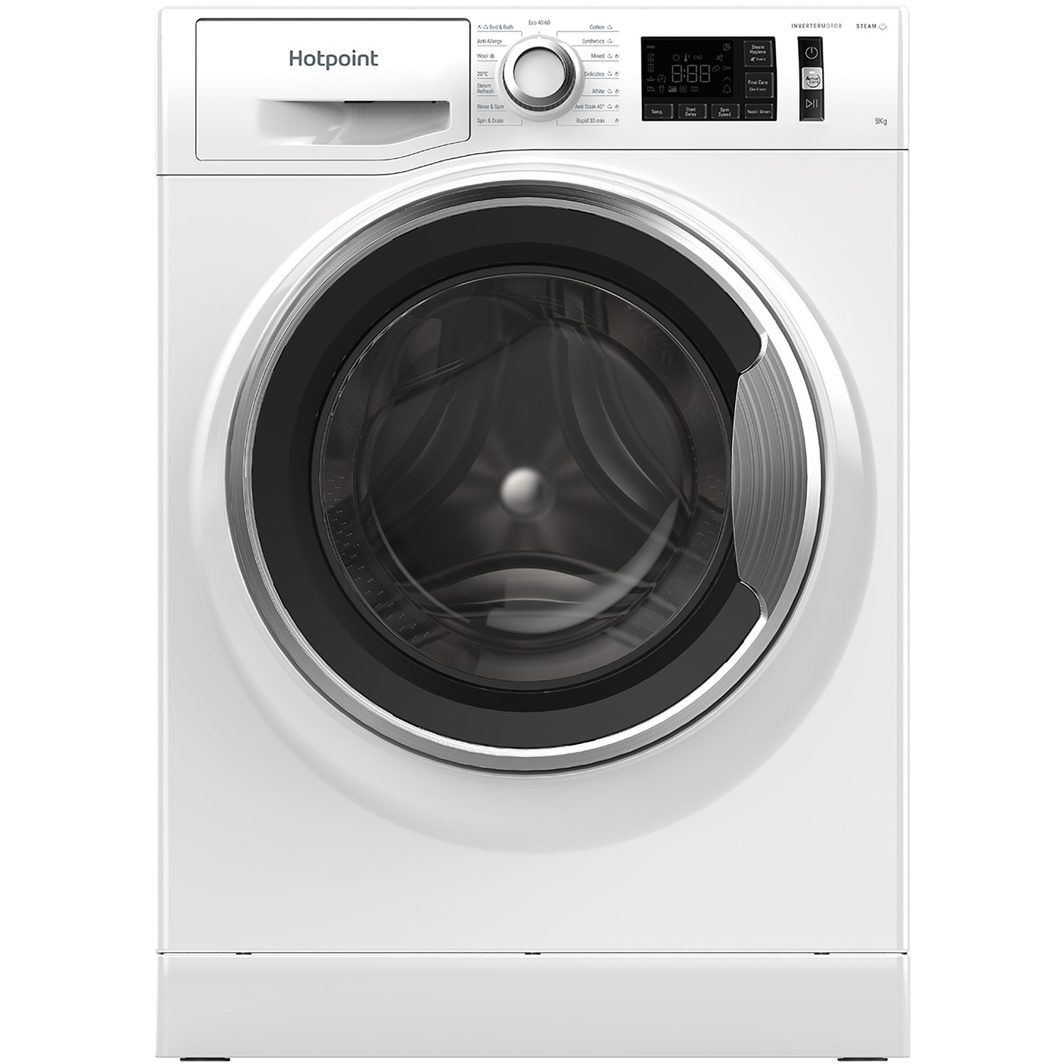 Hotpoint 9kg 1400rpm Washing Machine - White