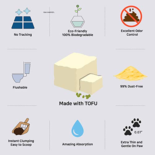 I AM TOFU - Natural Flushable Extra Clumping Cat Litter
