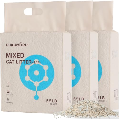 FUKUMARU Tofu Cat Litter Super Absorbent Lightweight Odor Control