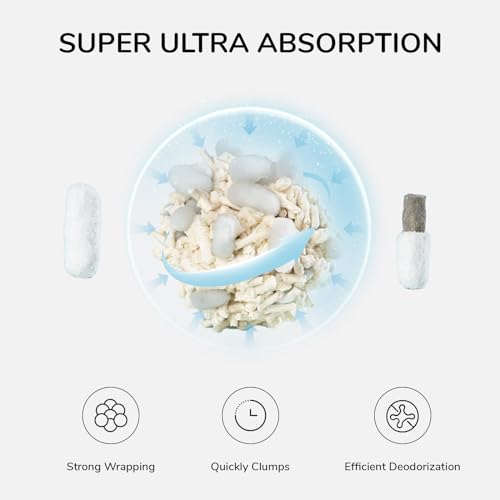 FUKUMARU Tofu Cat Litter Super Absorbent Lightweight Odor Control