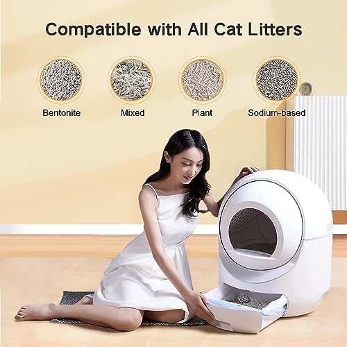 Self Cleaning Cat Litter Box with App Control