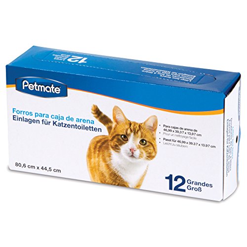 Petmate Large Litter Pan Liners, 12 Count