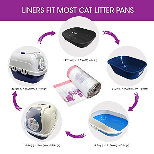 15 Fresh Kitty Jumbo Drawstring Scented Box Liners