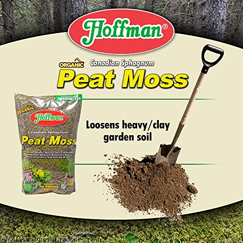 Hoffman 15503 Sphagnum Peat Moss, 10 Quarts