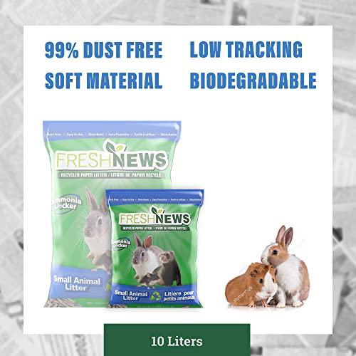 Eco-Friendly Small Animal Litter Bedding, 10 Liters