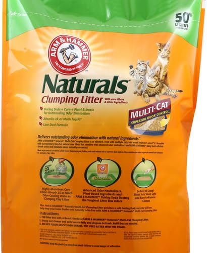 Arm & Hammer Naturals Multi-Cat Litter 8.2kg
