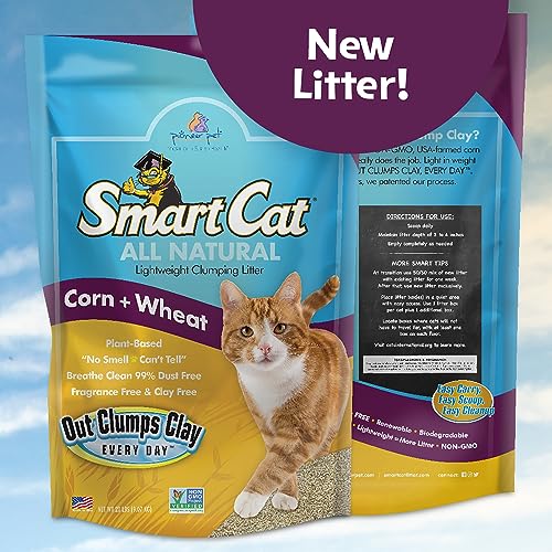 SmartCat Natural Clumping Corn + Wheat Cat Litter