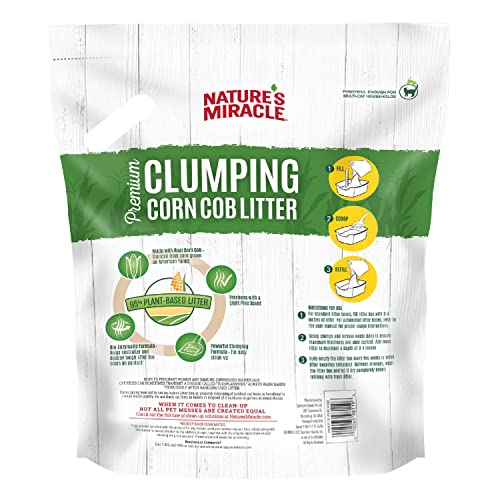 Premium Clumping Corn Cob Litter with Odor Control