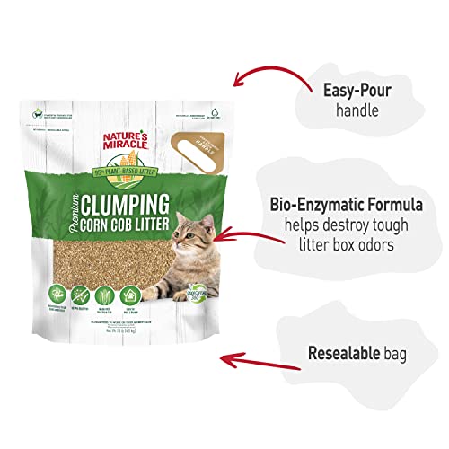 Premium Clumping Corn Cob Litter with Odor Control