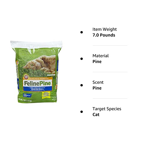 Feline Pine Original Cat Litter, 14 Pounds Total