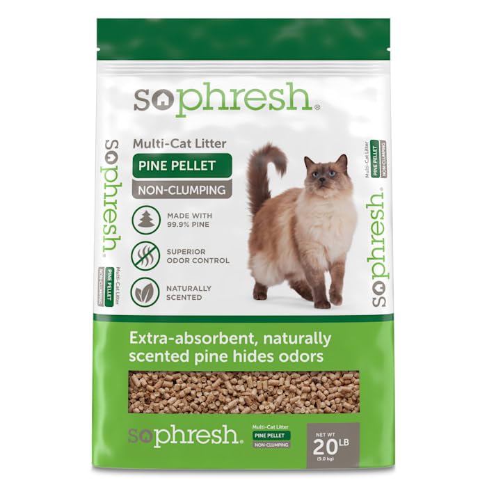 So Phresh Pine Pellet Cat Litter, 20 lbs
