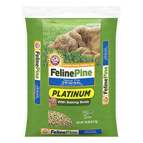 Feline Pine Platinum Non-Clumping Cat Litter 18lb