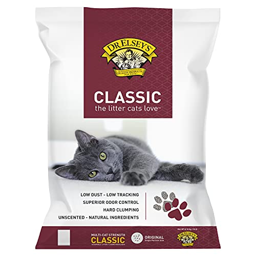 Dr. Elsey's Premium Clumping Cat Litter - Dust-Free & Natural
