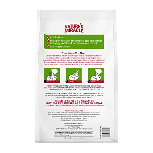 Nature's Miracle Multi-Cat Clumping Clay Litter, 40 lb
