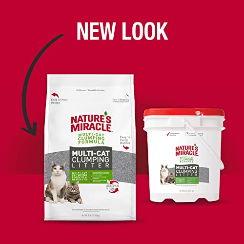 Nature's Miracle Multi-Cat Clumping Clay Litter, 40 lb