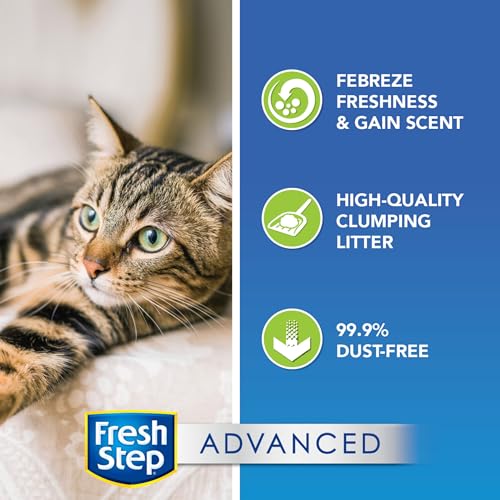 Extra Large Fresh Step Clumping Cat Litter with Febreze